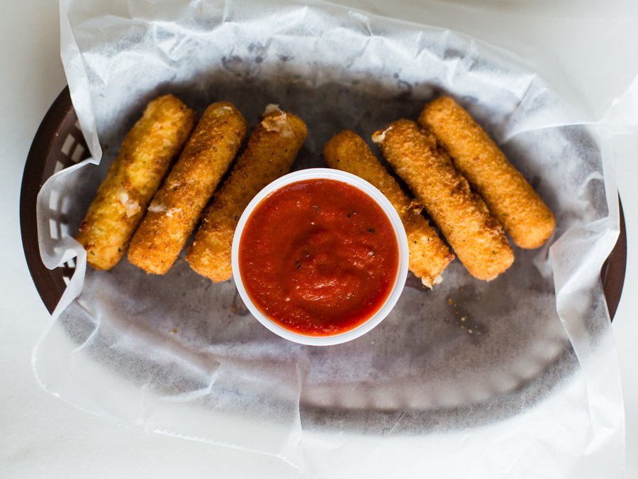 Appetizers at Angelo's Pizza in Taylorville, IL
