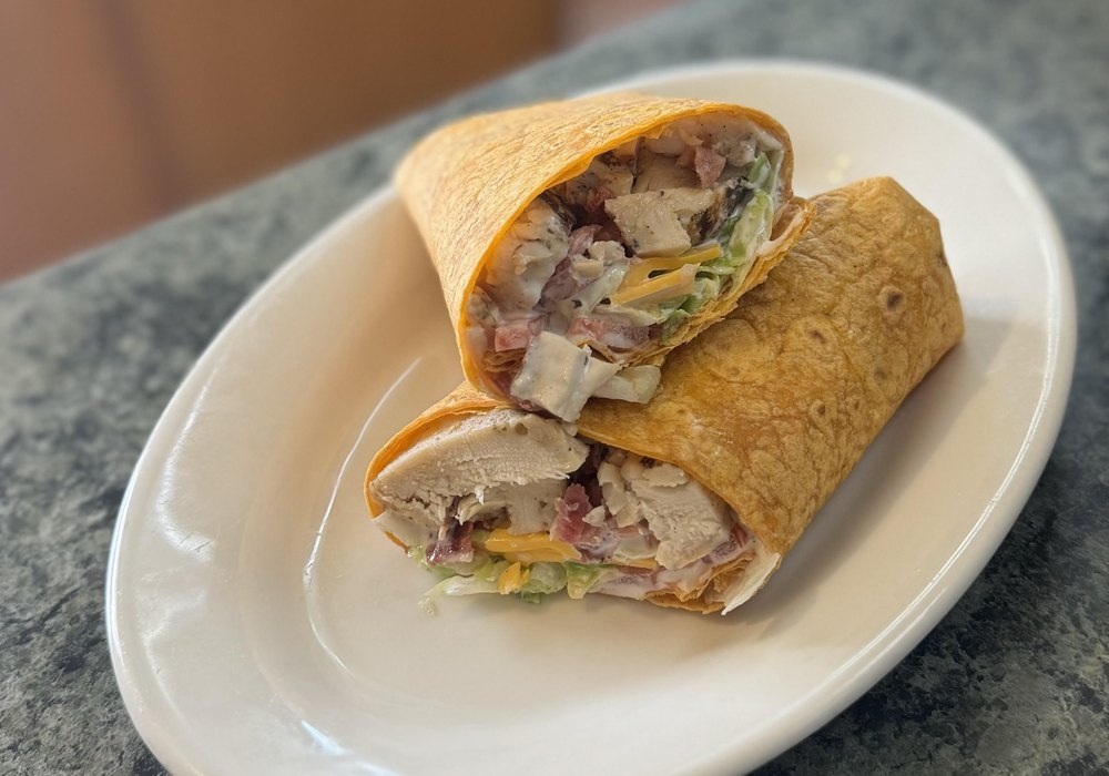 Wraps at Angelo's Pizza, Taylorville