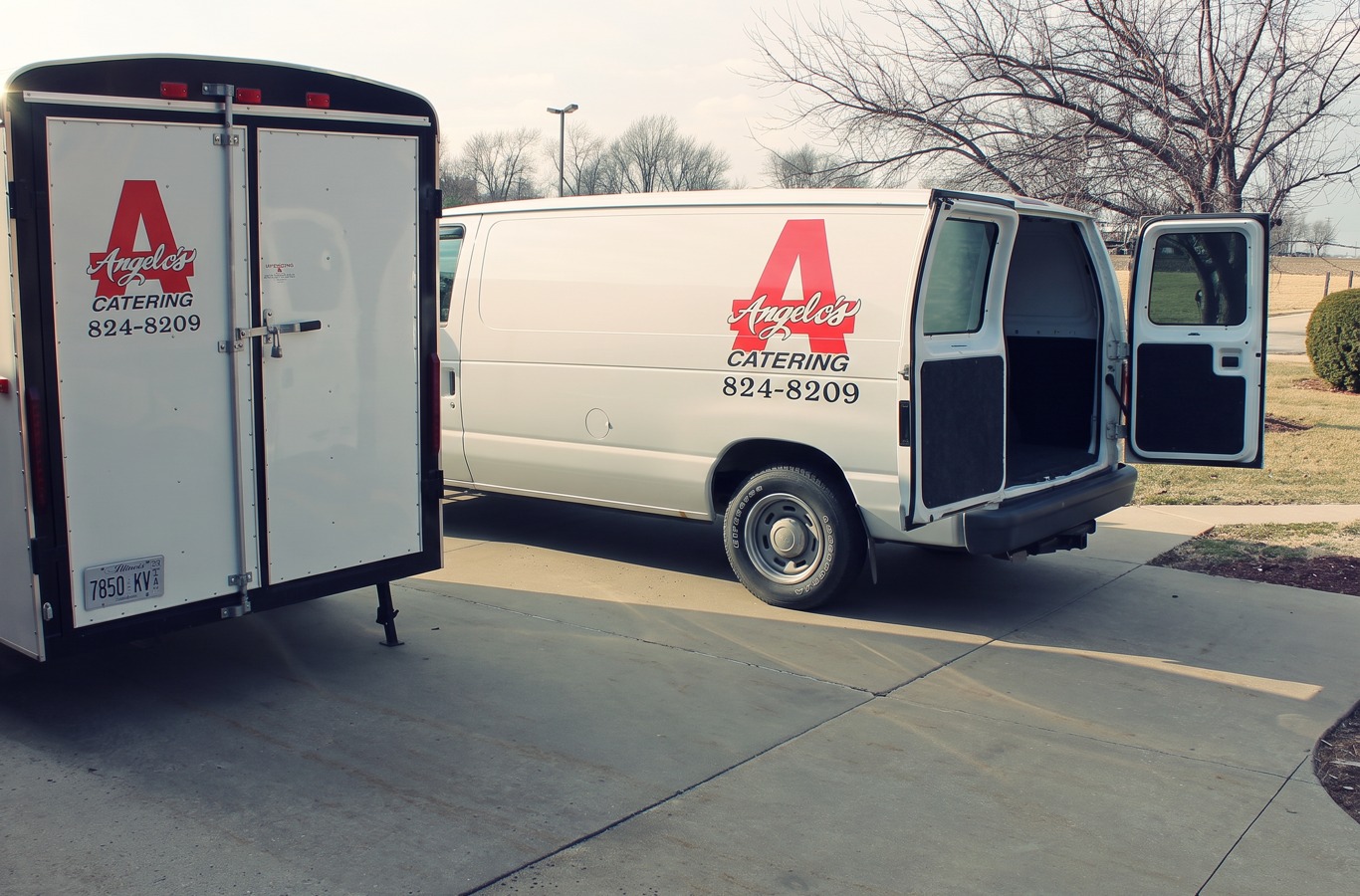 Angelo's Catering van