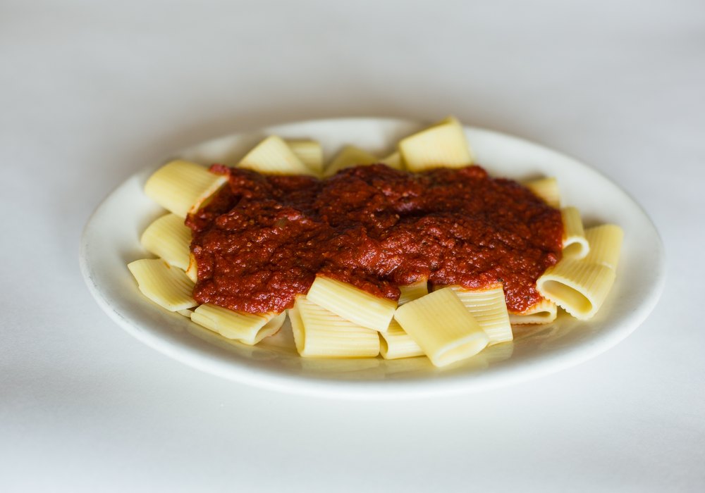 Rigatoni at Angelo's Pizza, Taylorville