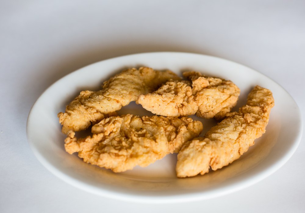 Chicken Strips at Angelo's Pizza, Taylorville