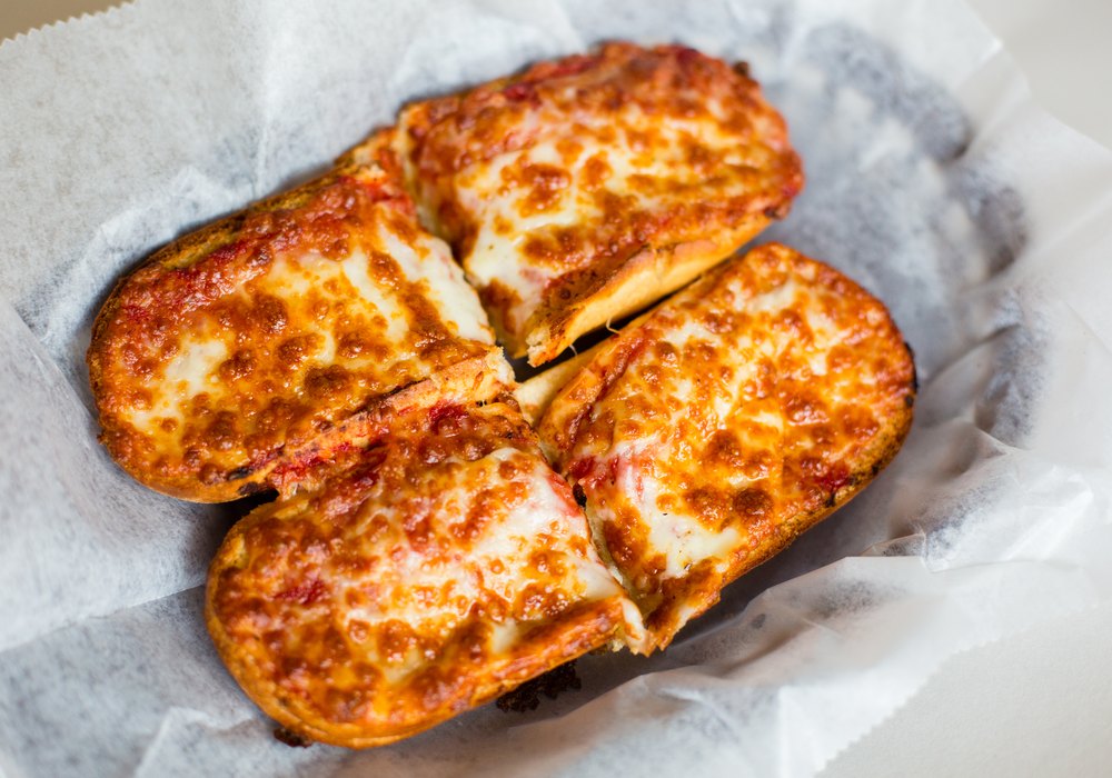 Pizza Bread at Angelo's Pizza, Taylorville